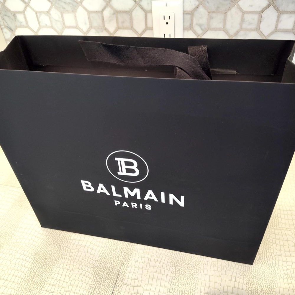 Very Rare Brand New Large BALMAIN PARIS Shopping Bag
